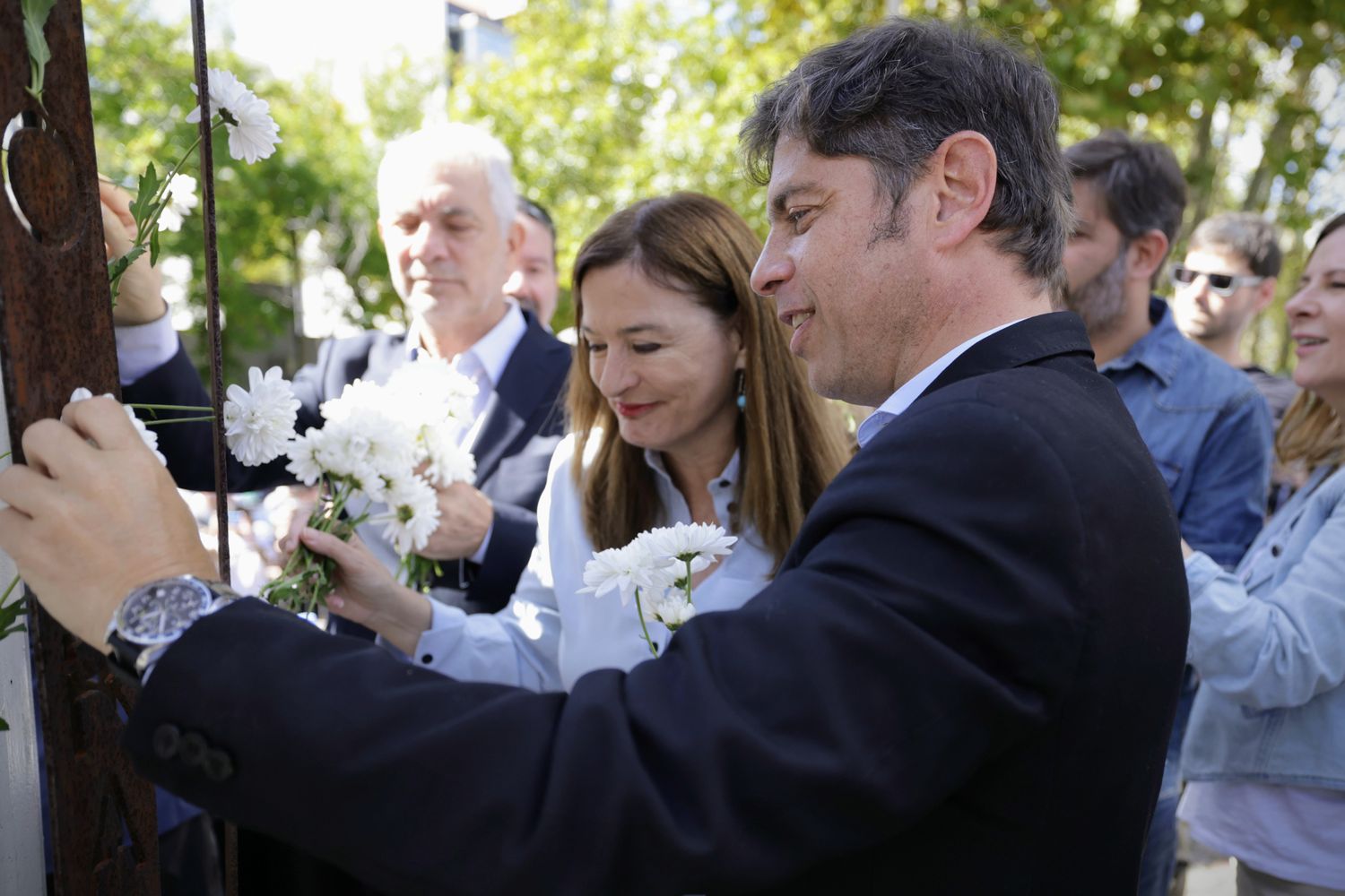 Kicillof y Alak encabezaron el acto central de homenaje a excombatientes de Malvinas en La Plata